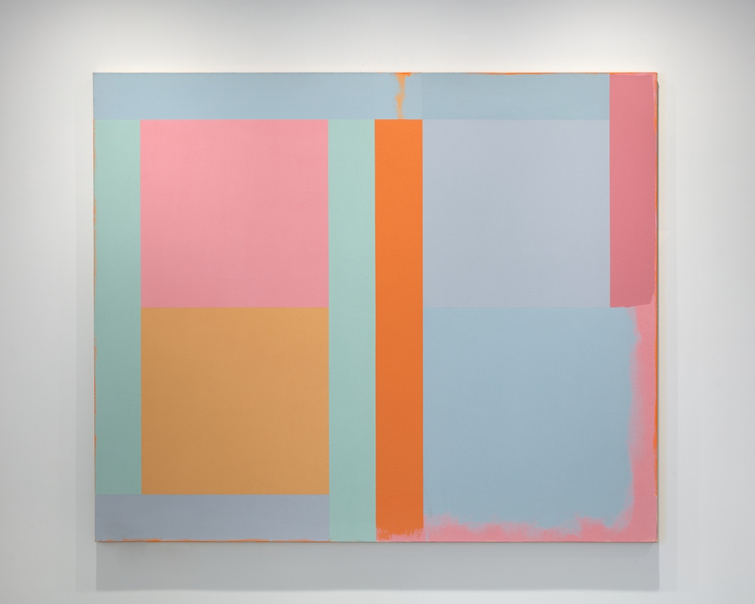 Cool Blue, 1981, oil and acrylic on canvas, 60 x 72 in.