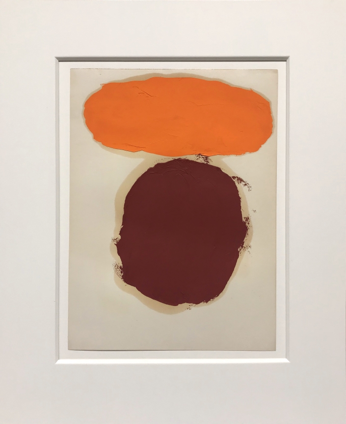 Untitled, c. 1960, oil on paper, 12 x 8 3/4 in. $6,500