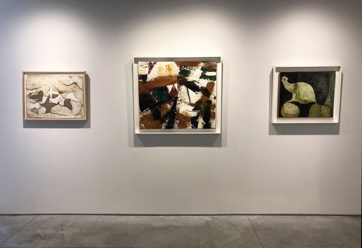 From Right to Left:, WILLIAM BAZIOTES (1912-1963), Flight, 1950, Oil on canvas, 21 x 24 in.