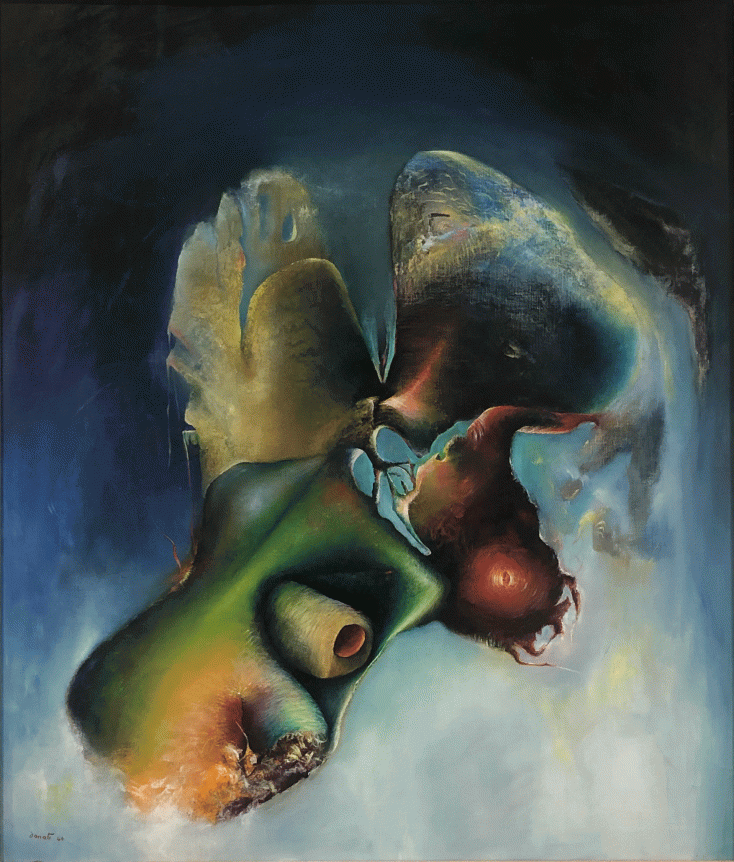 Le reve de Pegase, 1946, oil on canvas, 36 x 30 in.
