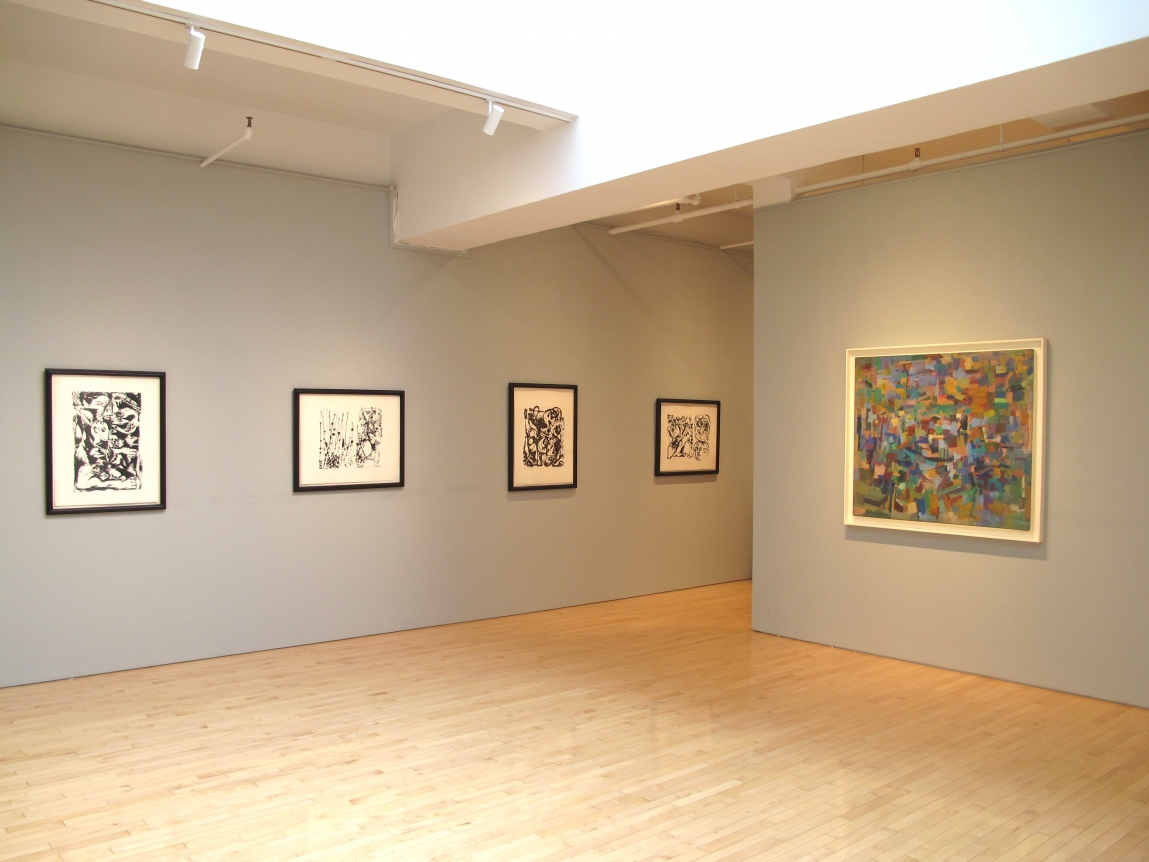 From Right to Left:, RAY PARKER (1922-1990), Untitled, 1953-54, Oil on canvas, 40 x 46 in.