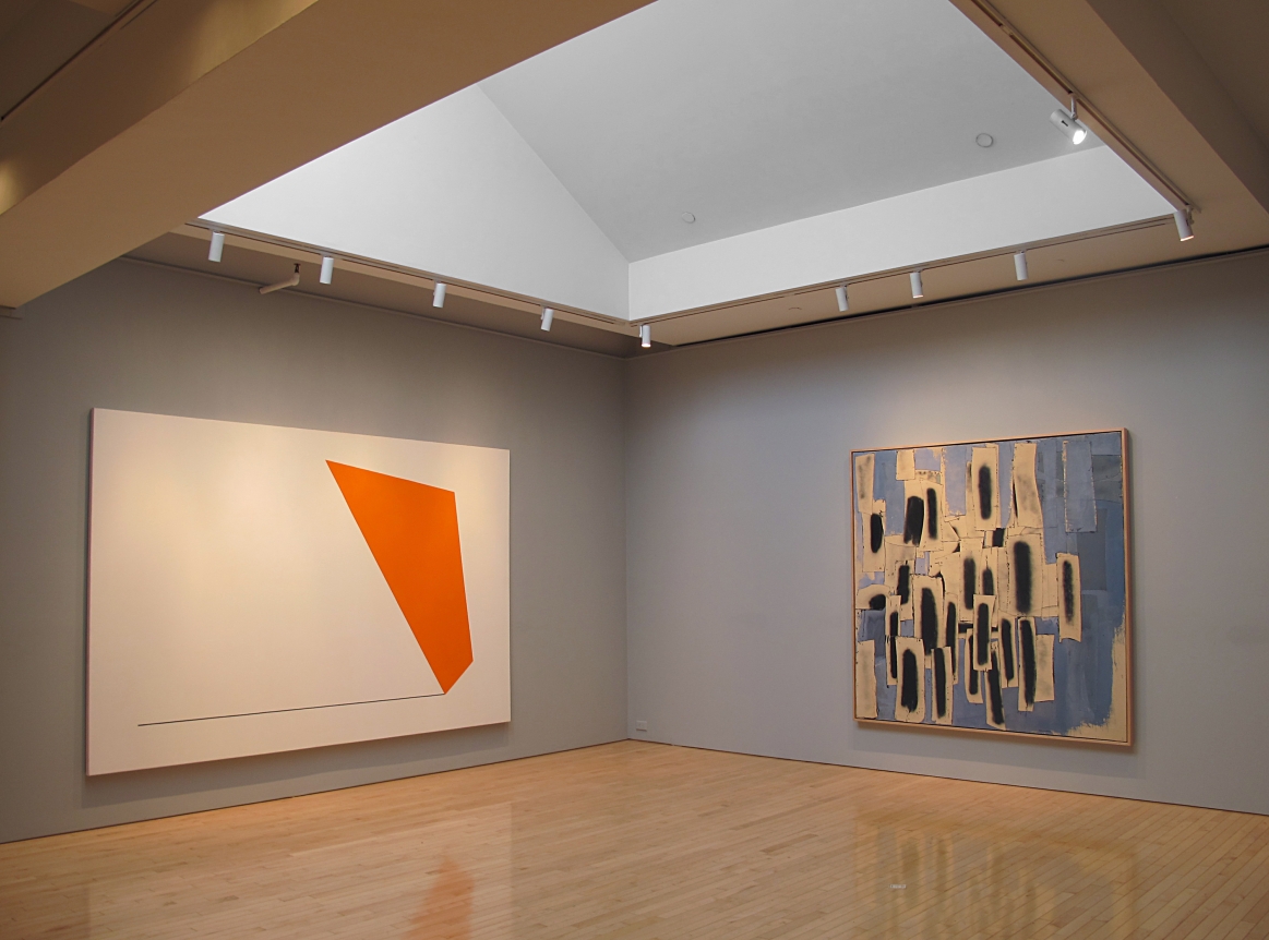 From Right to Left:, CONRAD MARCA-RELLI (1913-2000), February 22, 1960, Oil and canvas collage on canvas, 71 ¼ x 71 ¼ in.