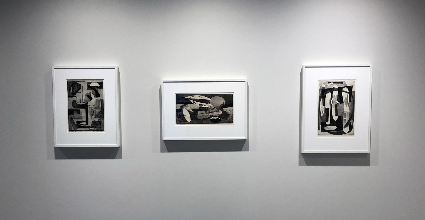 From Right to Left:, Double Idiom, 1946, Etching on paper, 14 ¾ x 9 ¾ in. Ed. 24/25