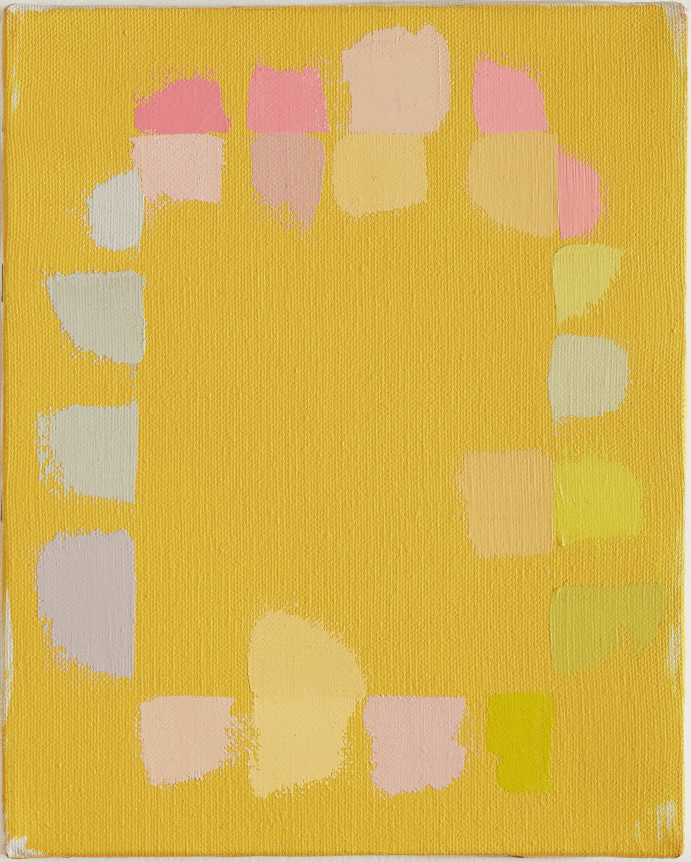 Untitled, 1974, oil on canvas, 10 x 8 in.