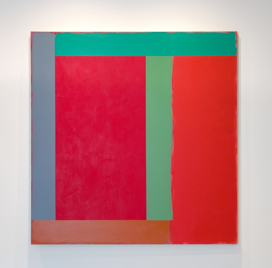 Germantown Red, 1984, acrylic on canvas, 62 x 60 in.