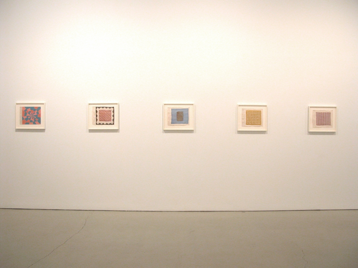 Installation of Ode à L’Oubli, September 30 – November 13, 2004 