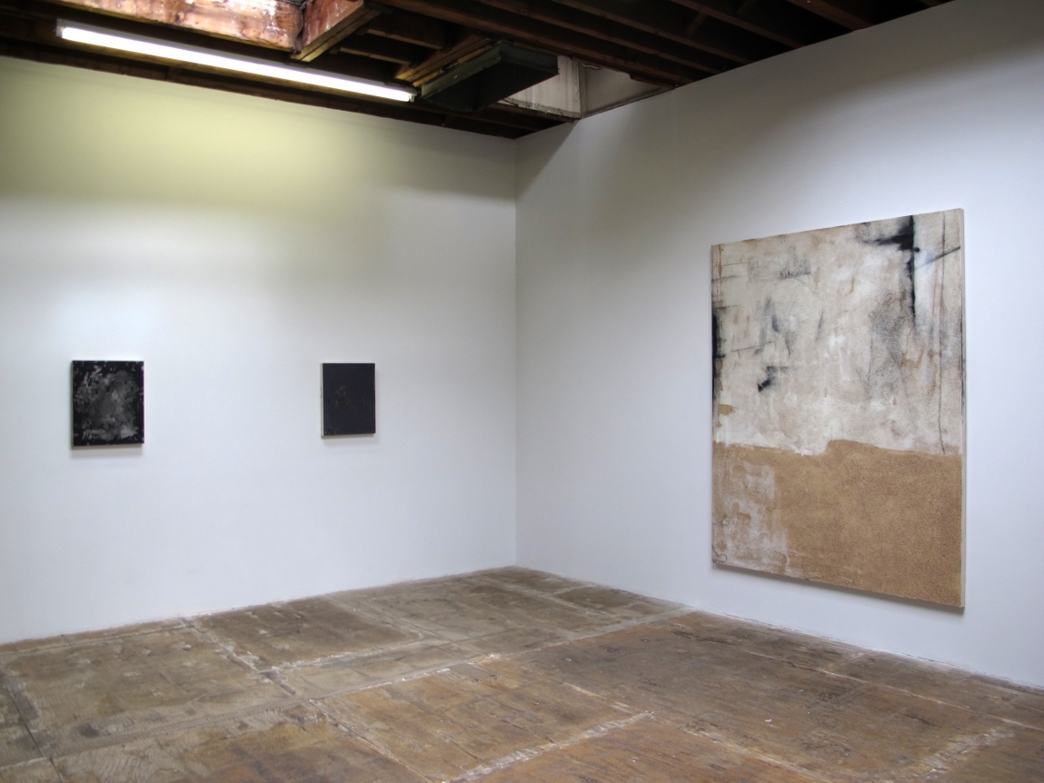 Installation view of Rosy Keyser, Promethean Dub, 2011 at Peter Blum Chelsea.