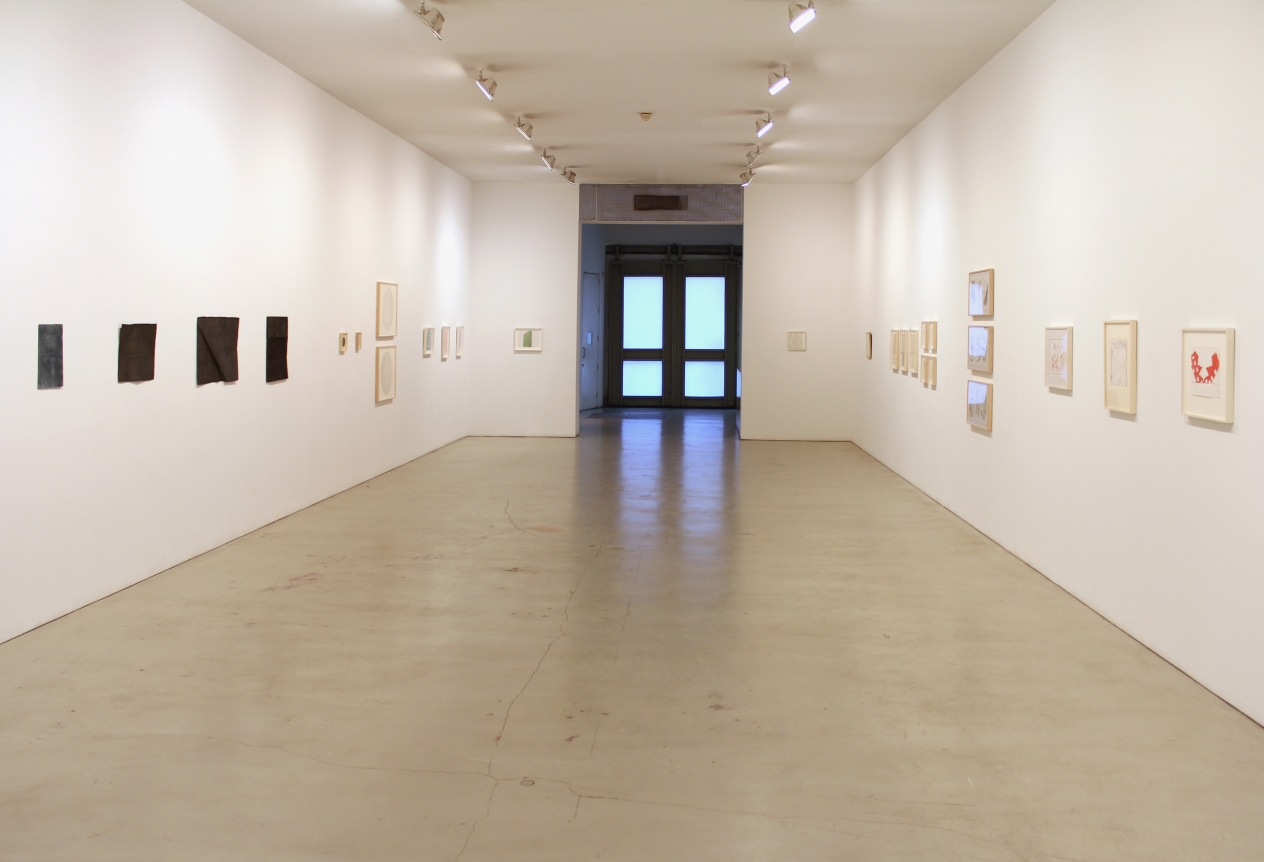 Installation of Drawing a Line in the Sand, February 2 – March 31, 2012