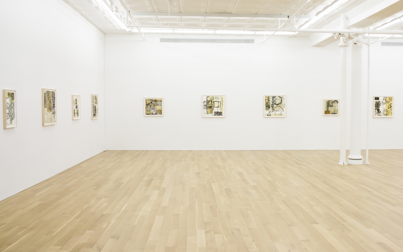 Installation of Périgord Construction of Vision Drawings, January 18 – March 16, 2019