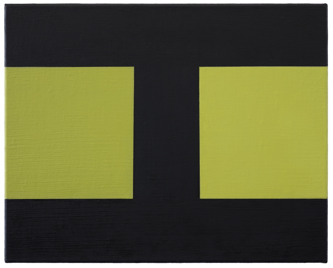 Helmut Federle Basics on Composition H (Eight), 2019