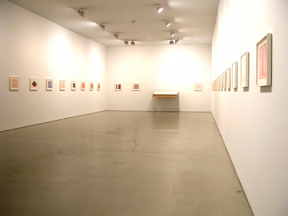 Installation of Ode à L’Oubli, September 30 – November 13, 2004 