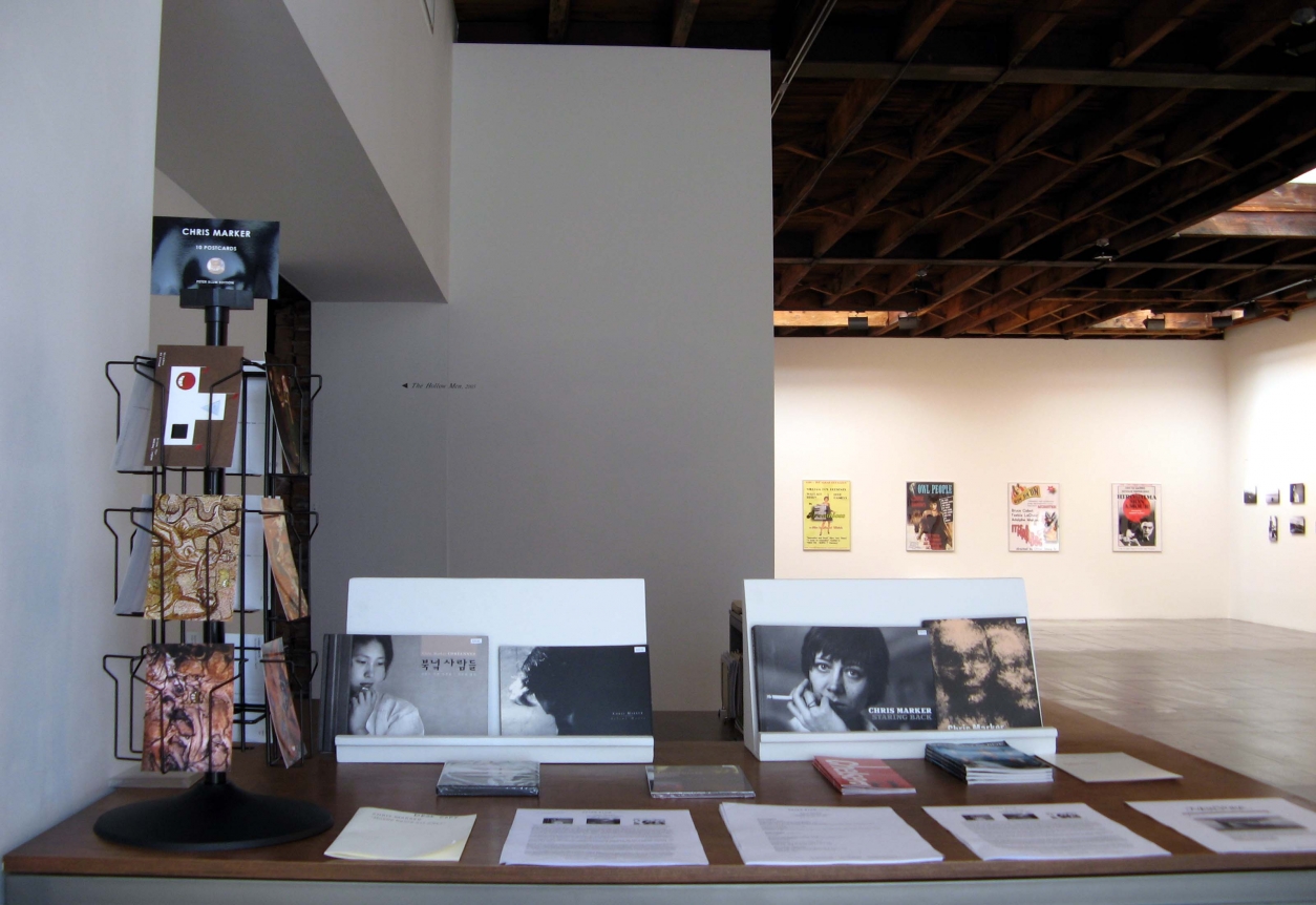 Installation view of Chris Marker, “Quelle heure est-elle?”, 2009 at Peter Blum Chelsea.
