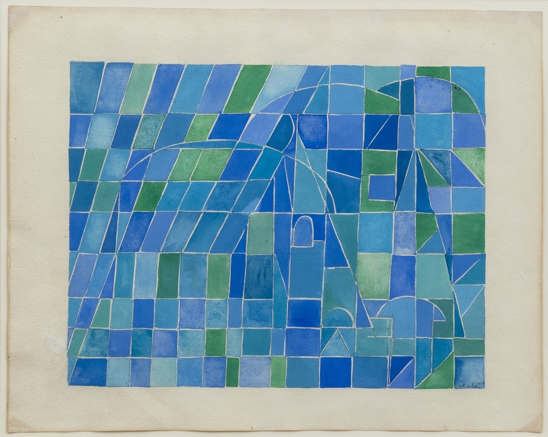 Untitled (Human Head, Surface, Space), 1956