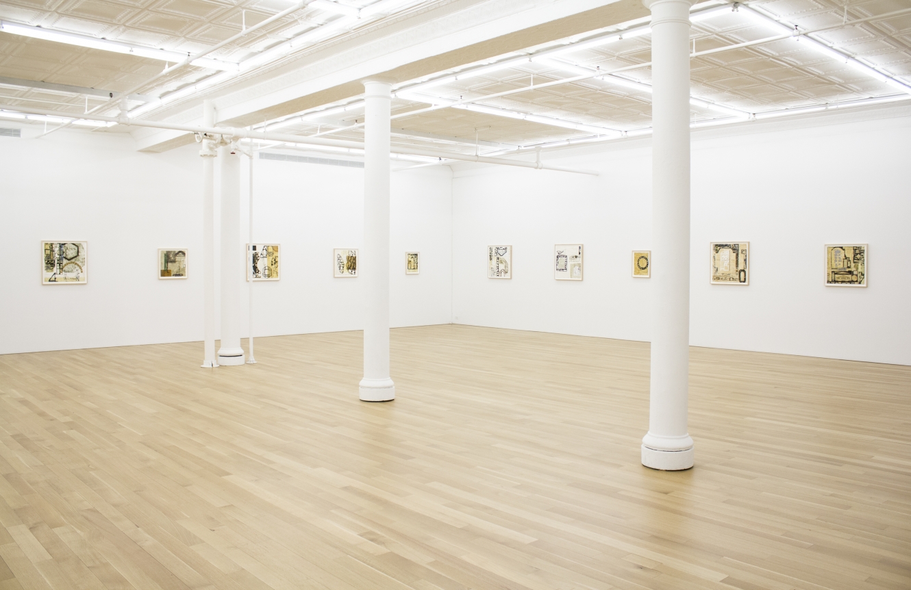 Installation of Périgord Construction of Vision Drawings, January 18 – March 16, 2019
