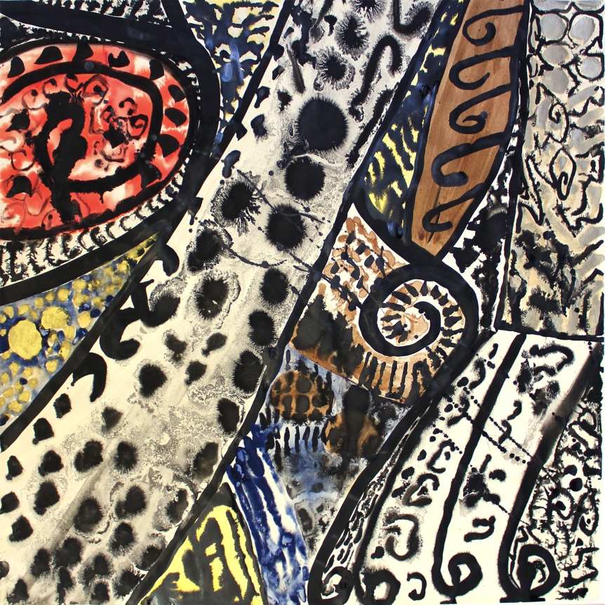 Ethnique, 1961 gouache on paper