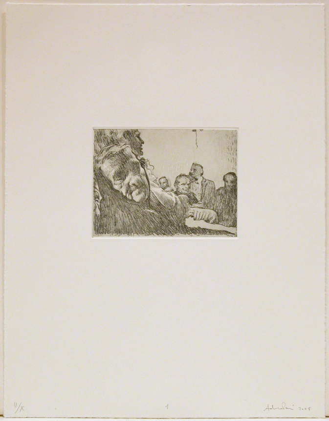 She, 2008 portfolio of 16 intaglio prints in soft ground, hard ground, aquatint, and spitbite 