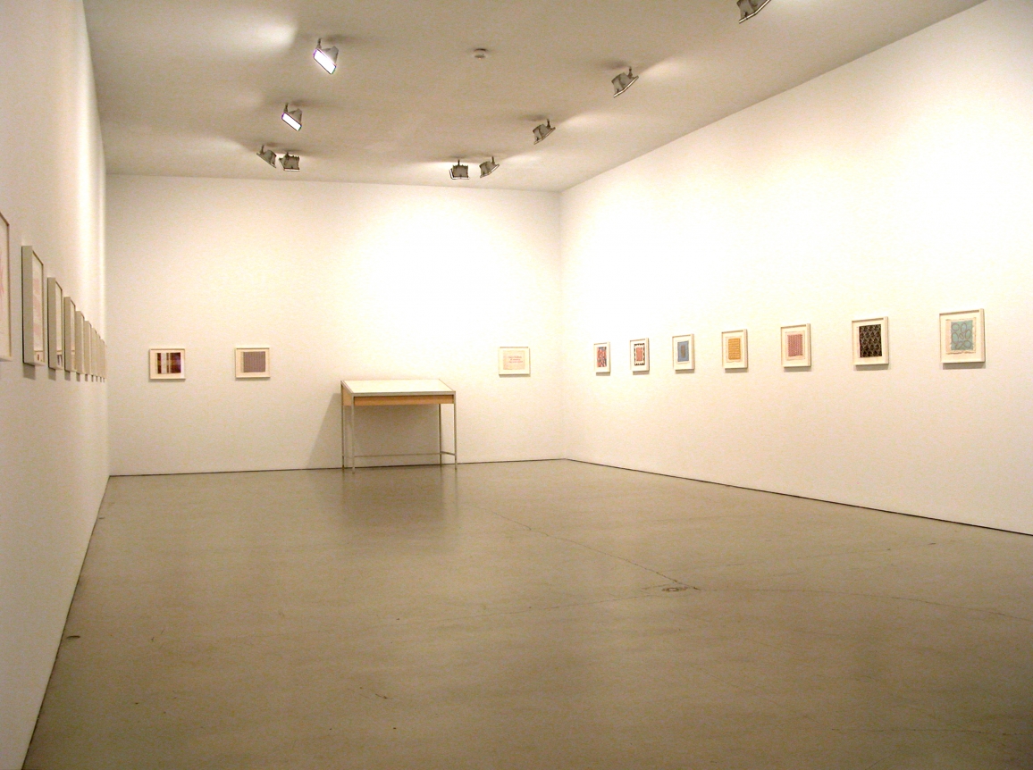 Installation of Ode à L’Oubli, September 30 – November 13, 2004 