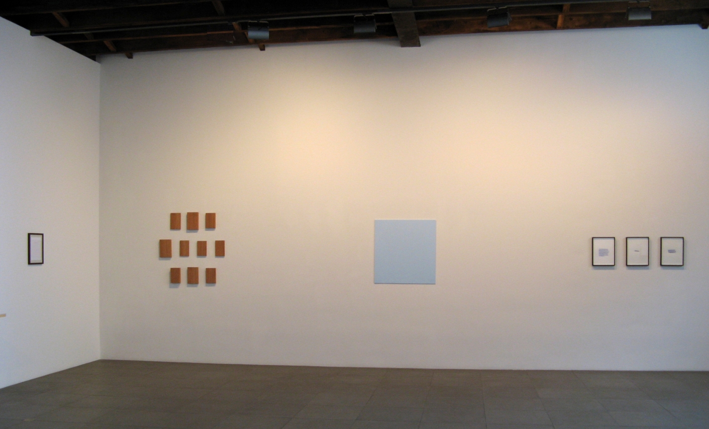 Installation of Art & Language, Stephanie Brooks, Helen Mirra, and Ian Wilson, May 11 – June 23, 2007 