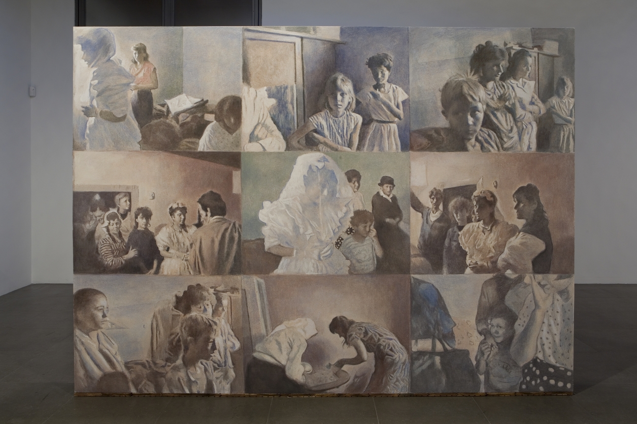 Installation view of Adrian Paci, Passages, 2007 at Peter Blum Chelsea