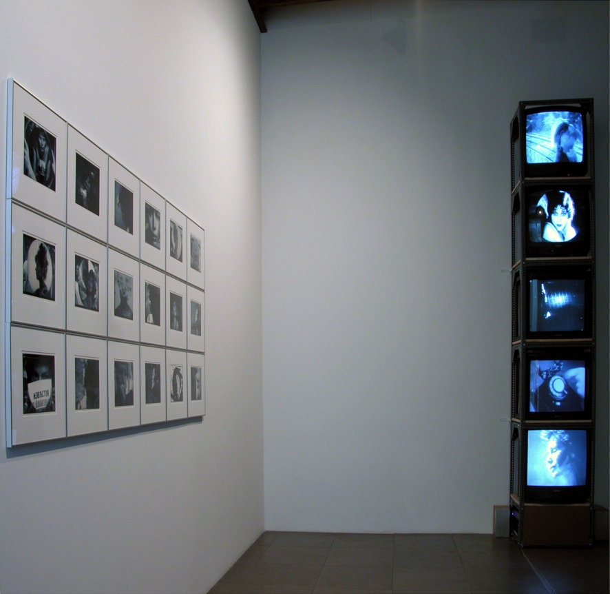 Installation view of Chris Marker, “Quelle heure est-elle?”, 2009 at Peter Blum Chelsea.