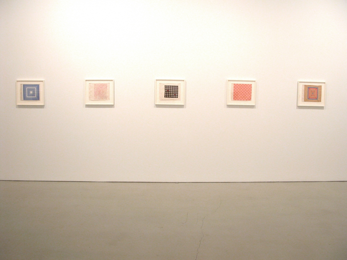 Installation of Ode à L’Oubli, September 30 – November 13, 2004 