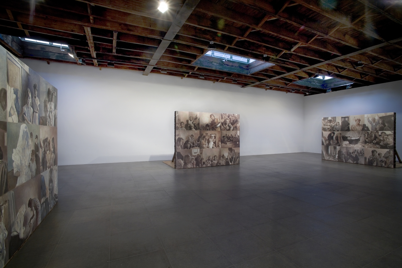 Installation view of Adrian Paci, Passages, 2007 at Peter Blum Chelsea