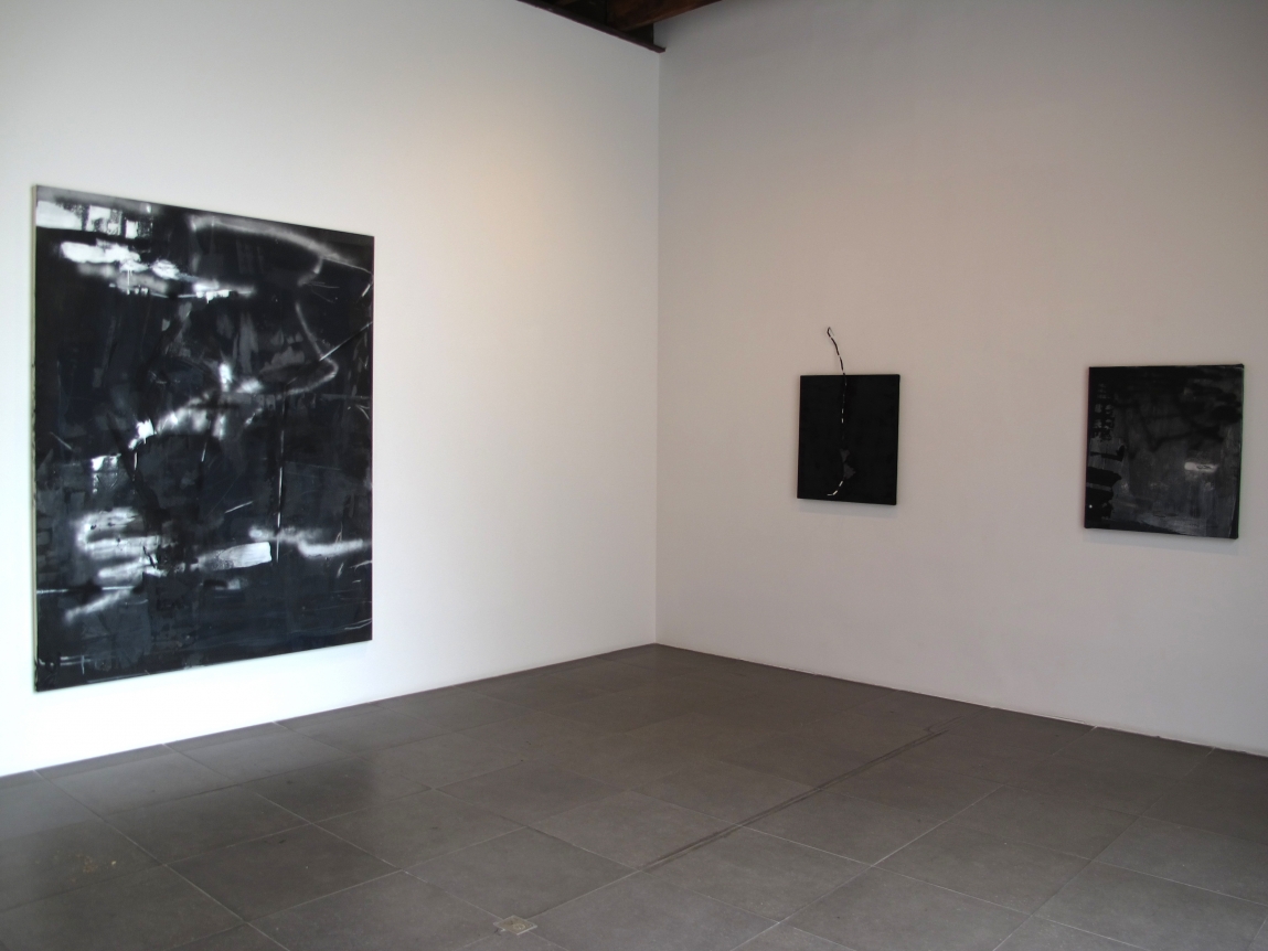 Installation view of Rosy Keyser, Promethean Dub, 2011 at Peter Blum Chelsea.