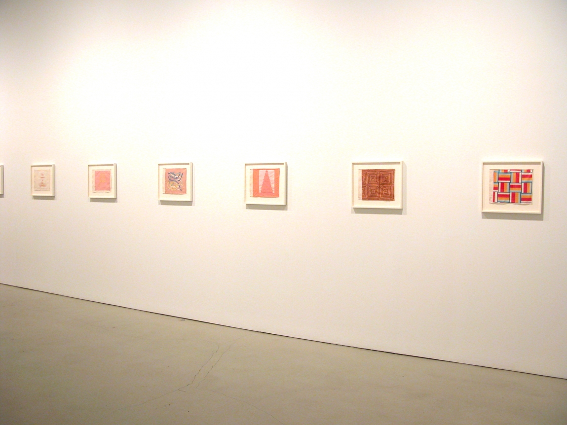 Installation of Ode à L’Oubli, September 30 – November 13, 2004 