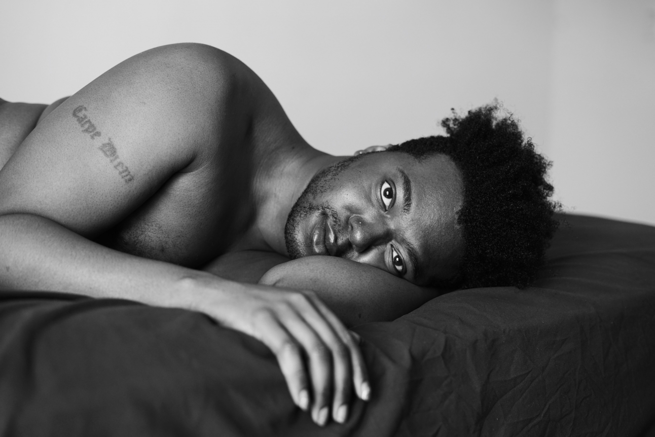 Photograph by Texas Isaiah from 2020 titled "this here holds me". Edition of 3.