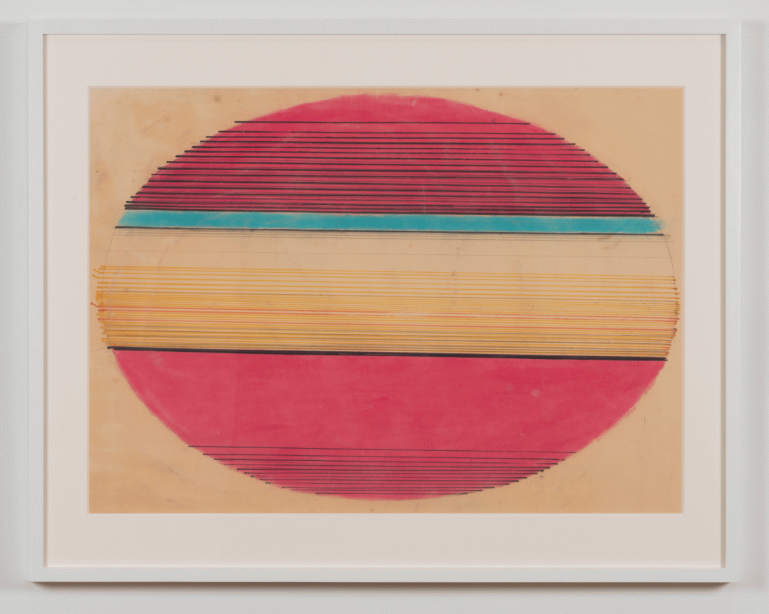 Ed Clark "Untitled", c. early 1970s Ink on paper 27 x 34-11/16 inches