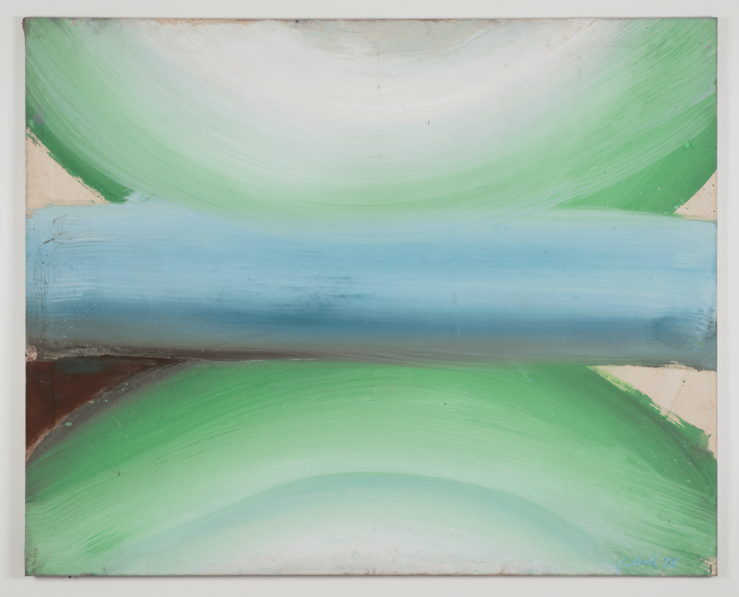Ed Clark "Untitled", 1988 Acrylic on canvas 56-5/8 x 69-3/4 inches
