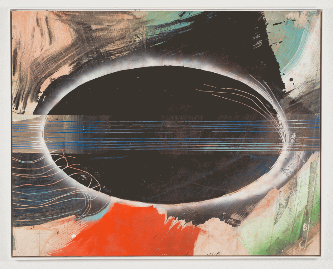 Ed Clark "Untitled", c. 1995 Acrylic on canvas 57 x 71-3/4 inches
