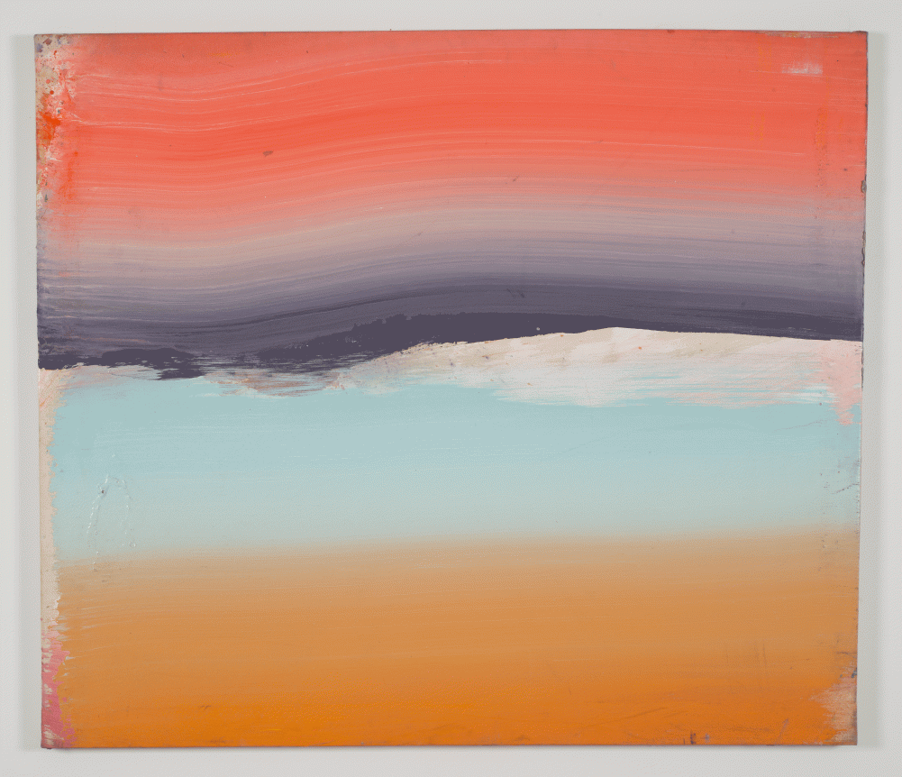 Ed Clark "Untitled", 2002 Acrylic on canvas 42-7/8 x 49-3/4 inches