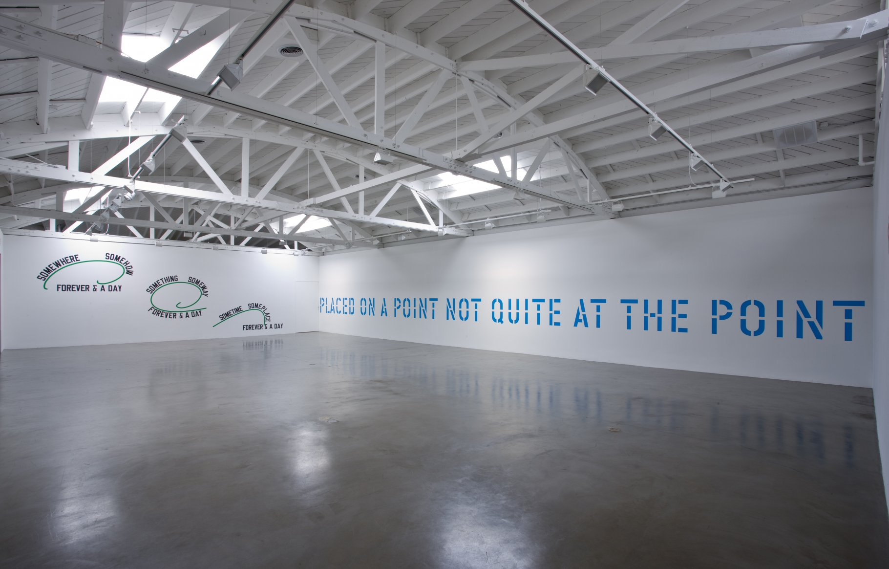 Lawrence Weiner, Regen Projects