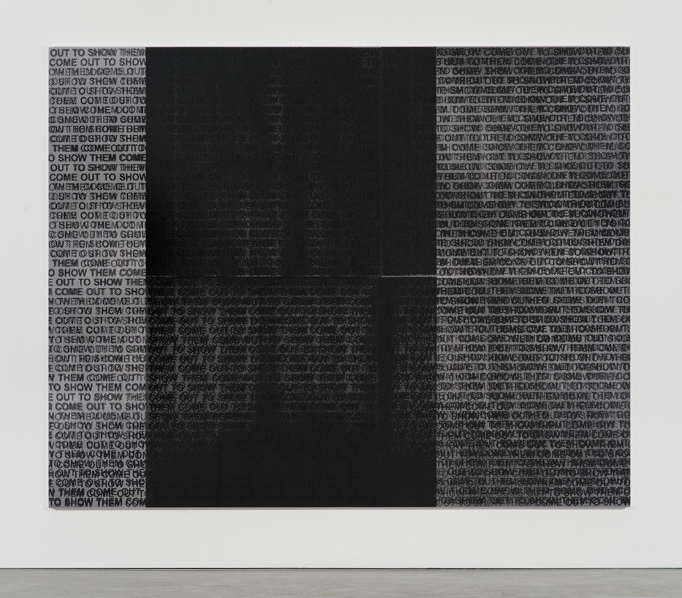 Glenn Ligon - come out #9