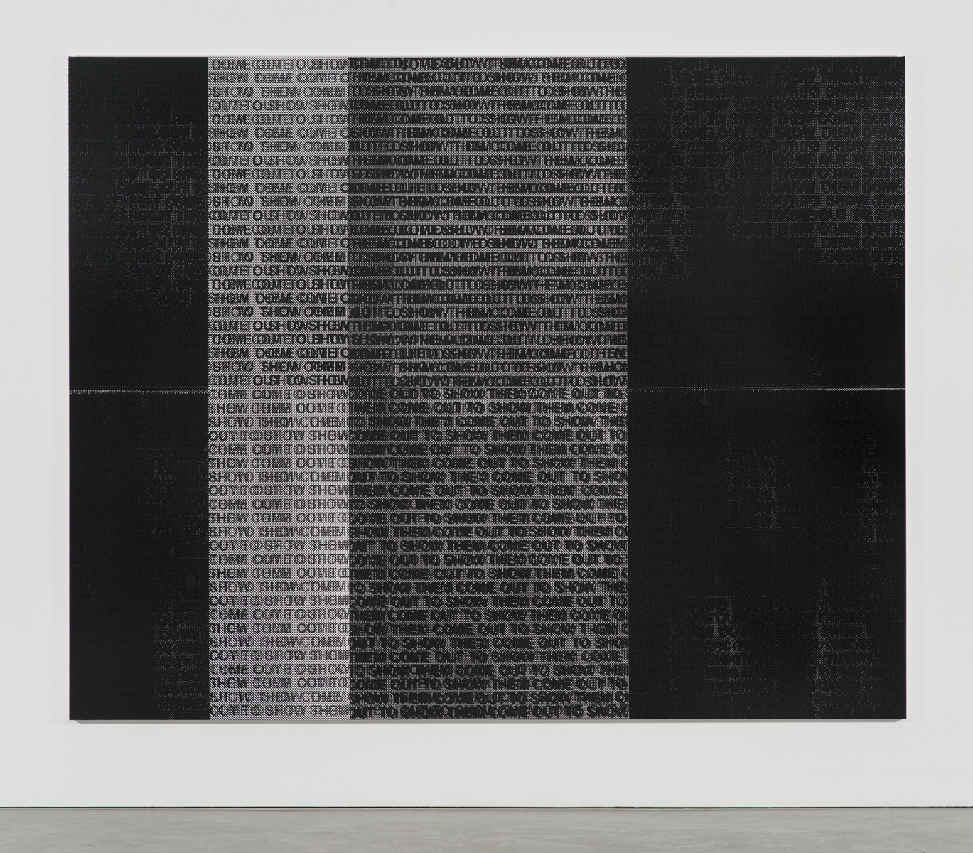 Glenn Ligon - come out #8