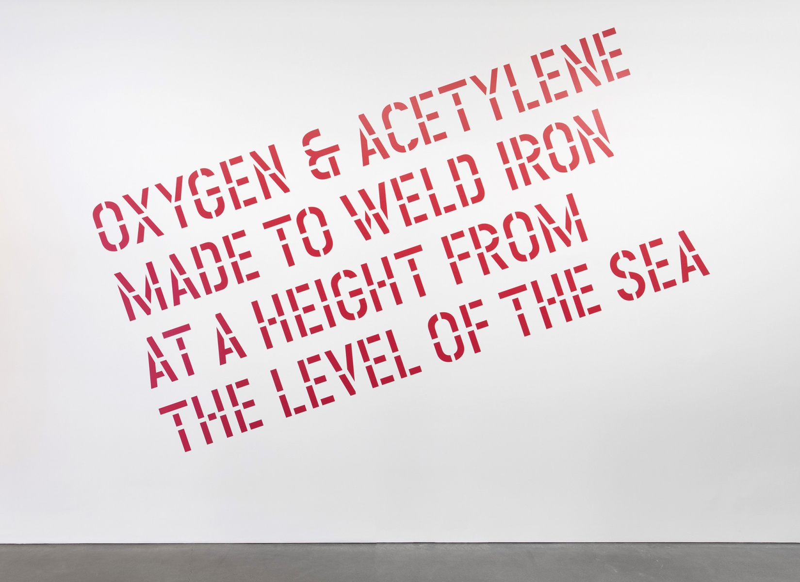 Lawrence Weiner - Made to Be