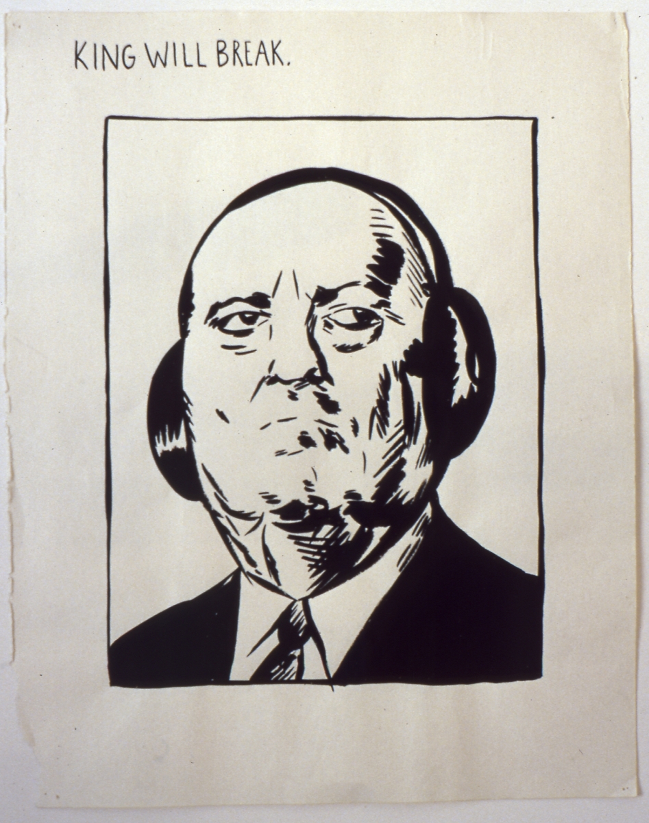 Raymond Pettibon, But answering his