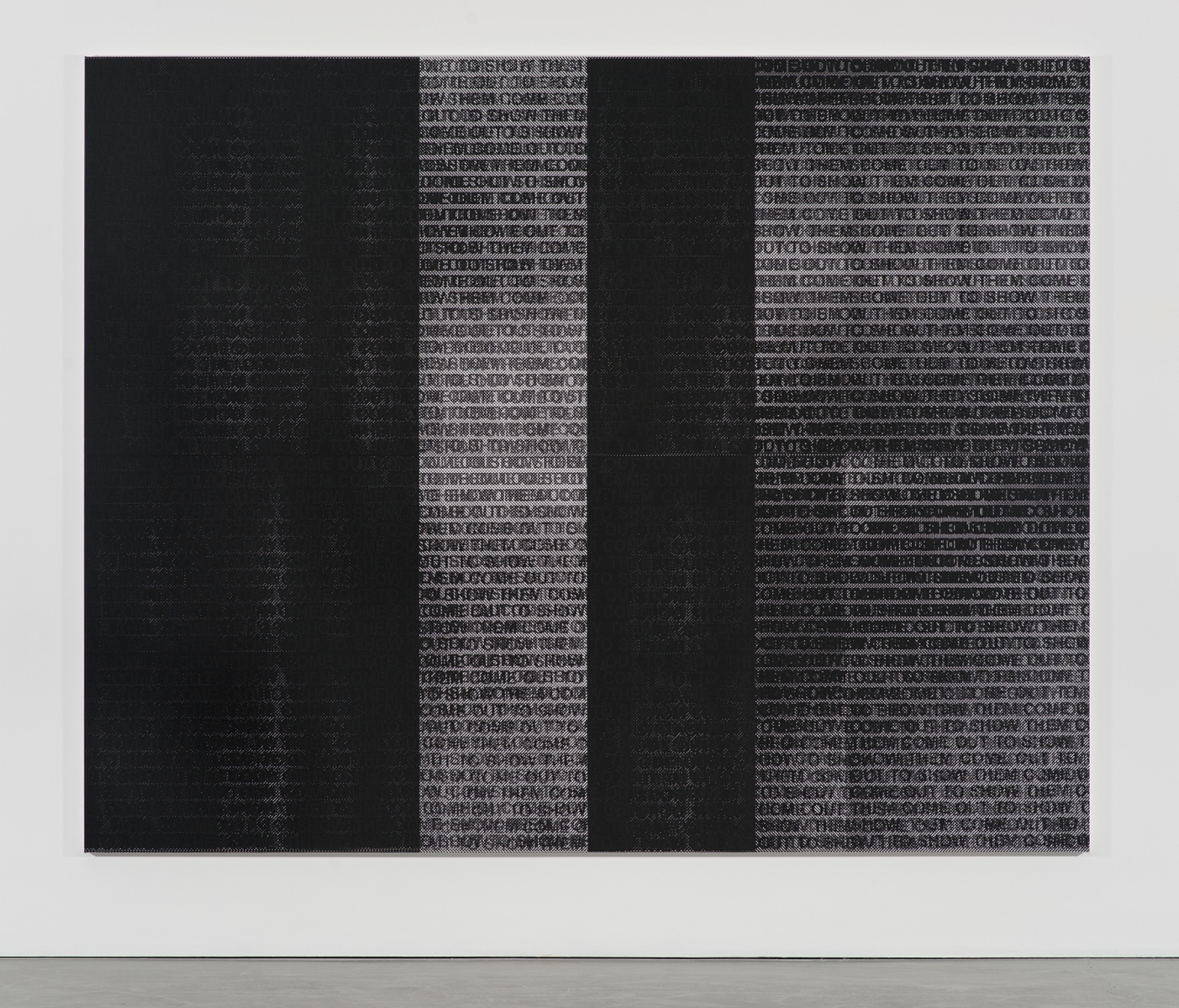 Glenn Ligon - come out #7