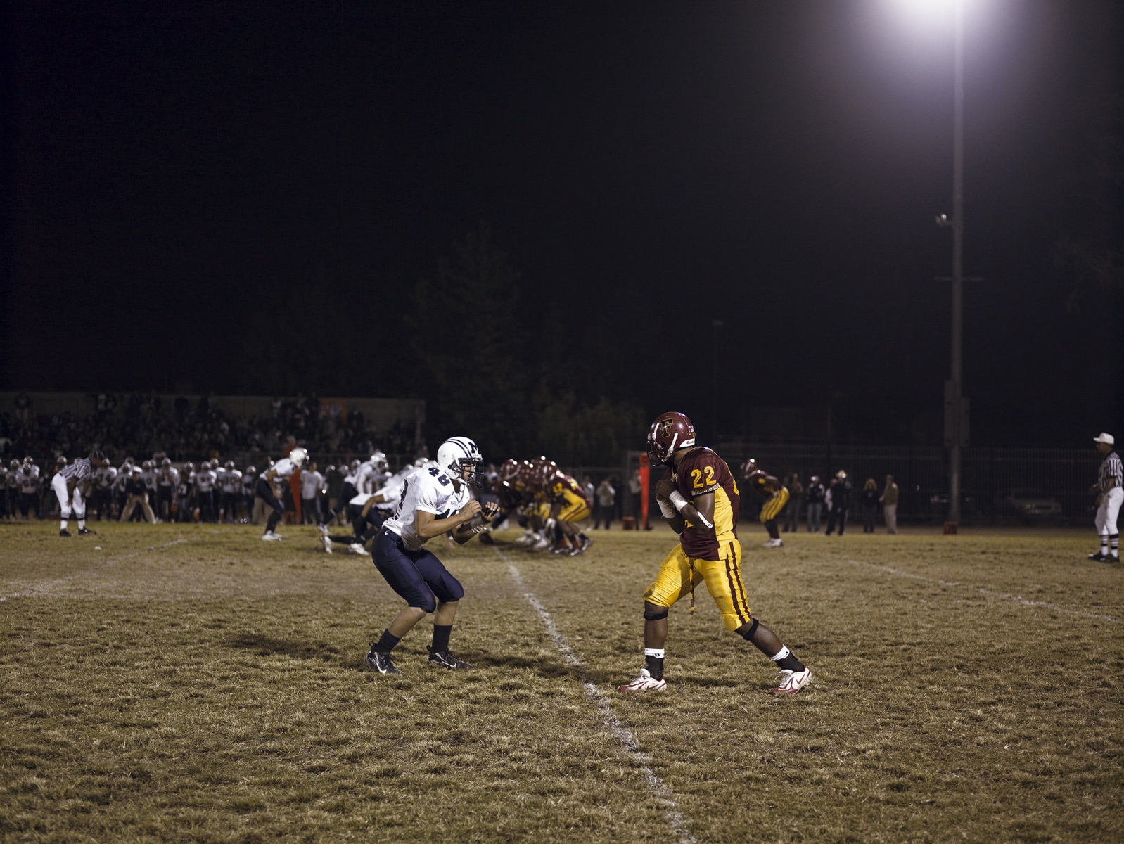 Catherine Opie, Football Landscape #1 (Fairfax vs. Marshall, Los Angeles, CA)