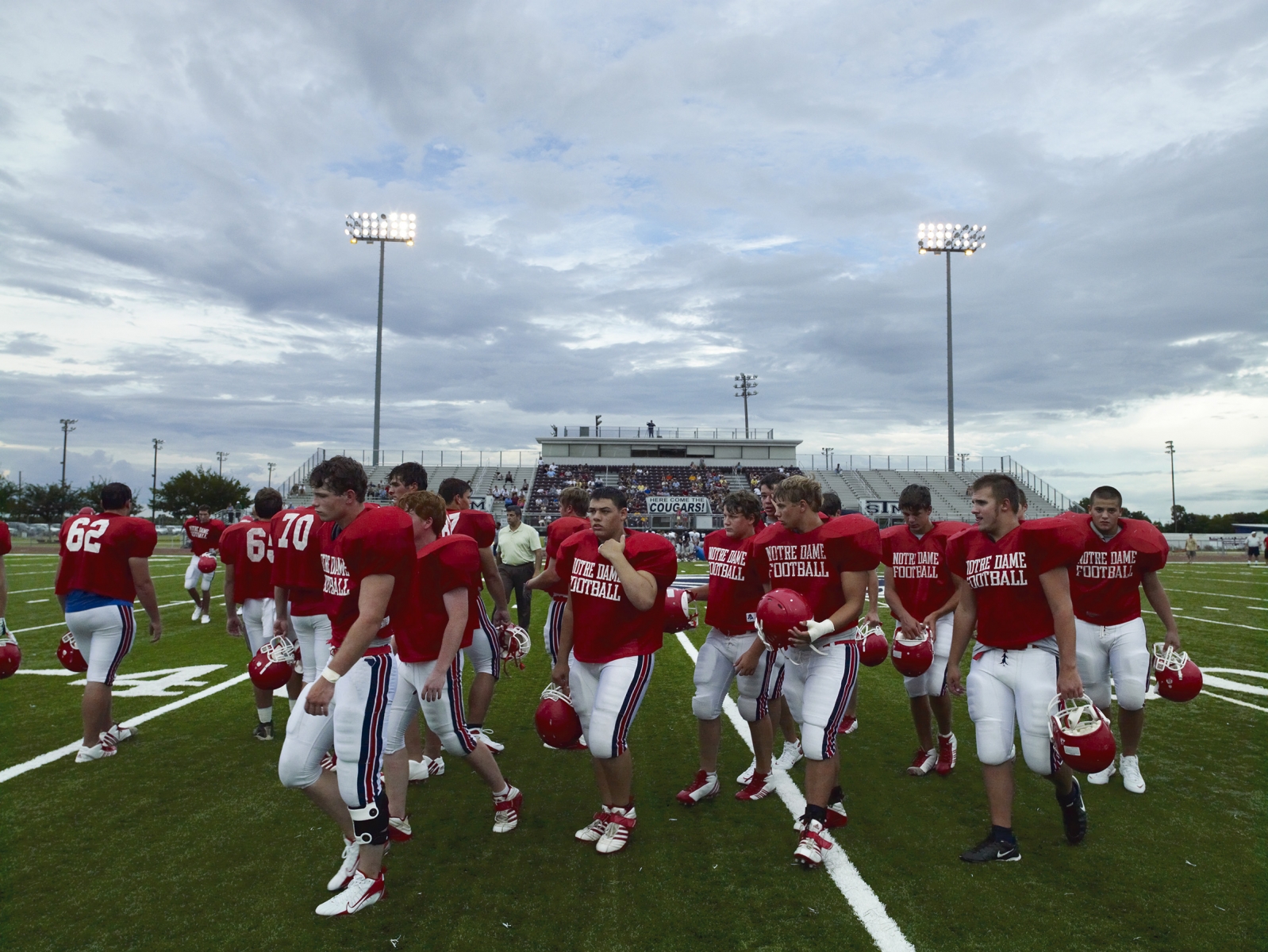 Catherine Opie, Football Landscape #3 (Notre Dame vs. St. Thomas More, Lafayette, LA)