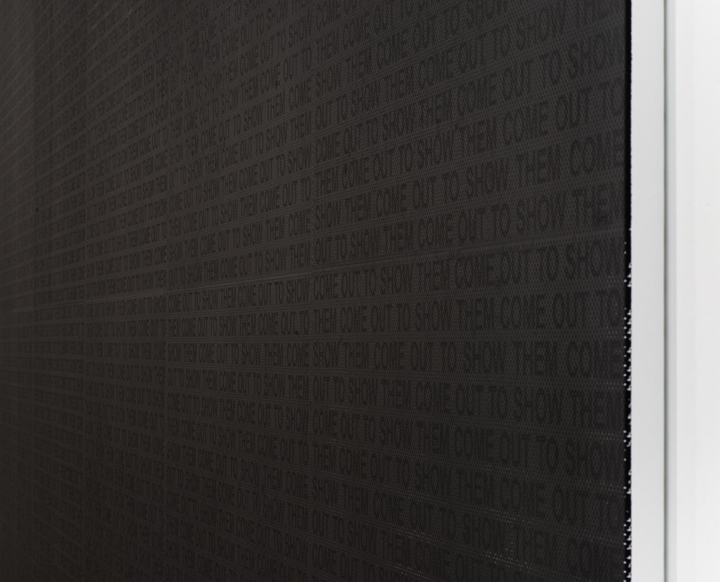 Glenn Ligon - come out #10