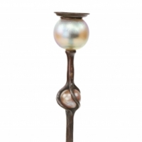 Favrile Ball Candlestick