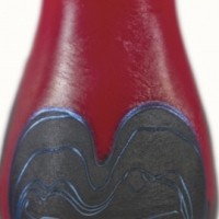 Red Decorated Vase