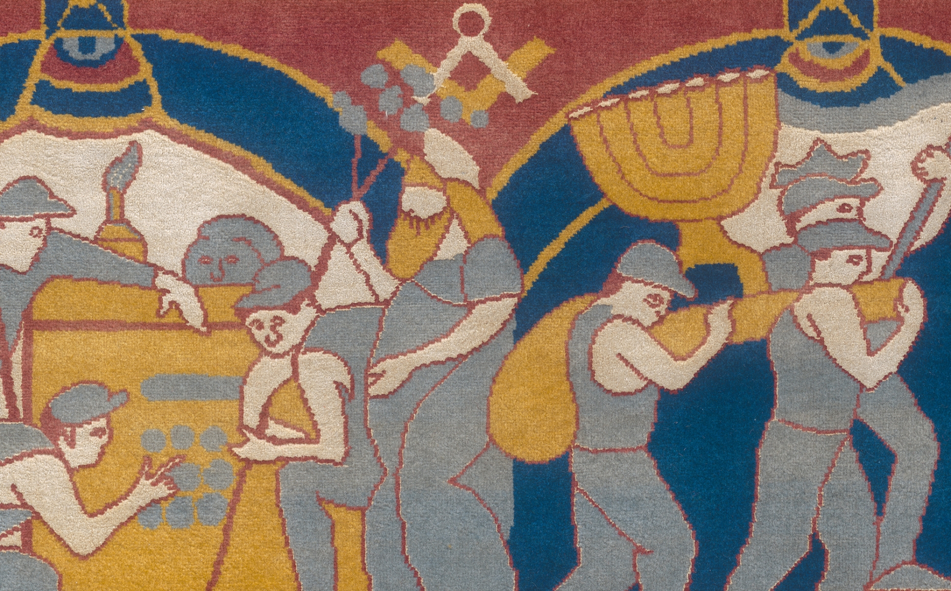 IDO MICHAELI, Bank Hapoalim Carpet (detail), 2015