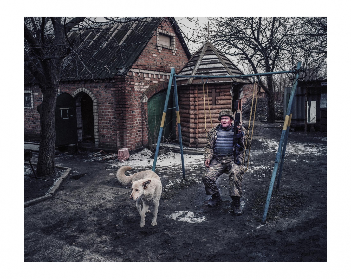 Soldier, 2017, 25 3/16 x 31 ½ inches