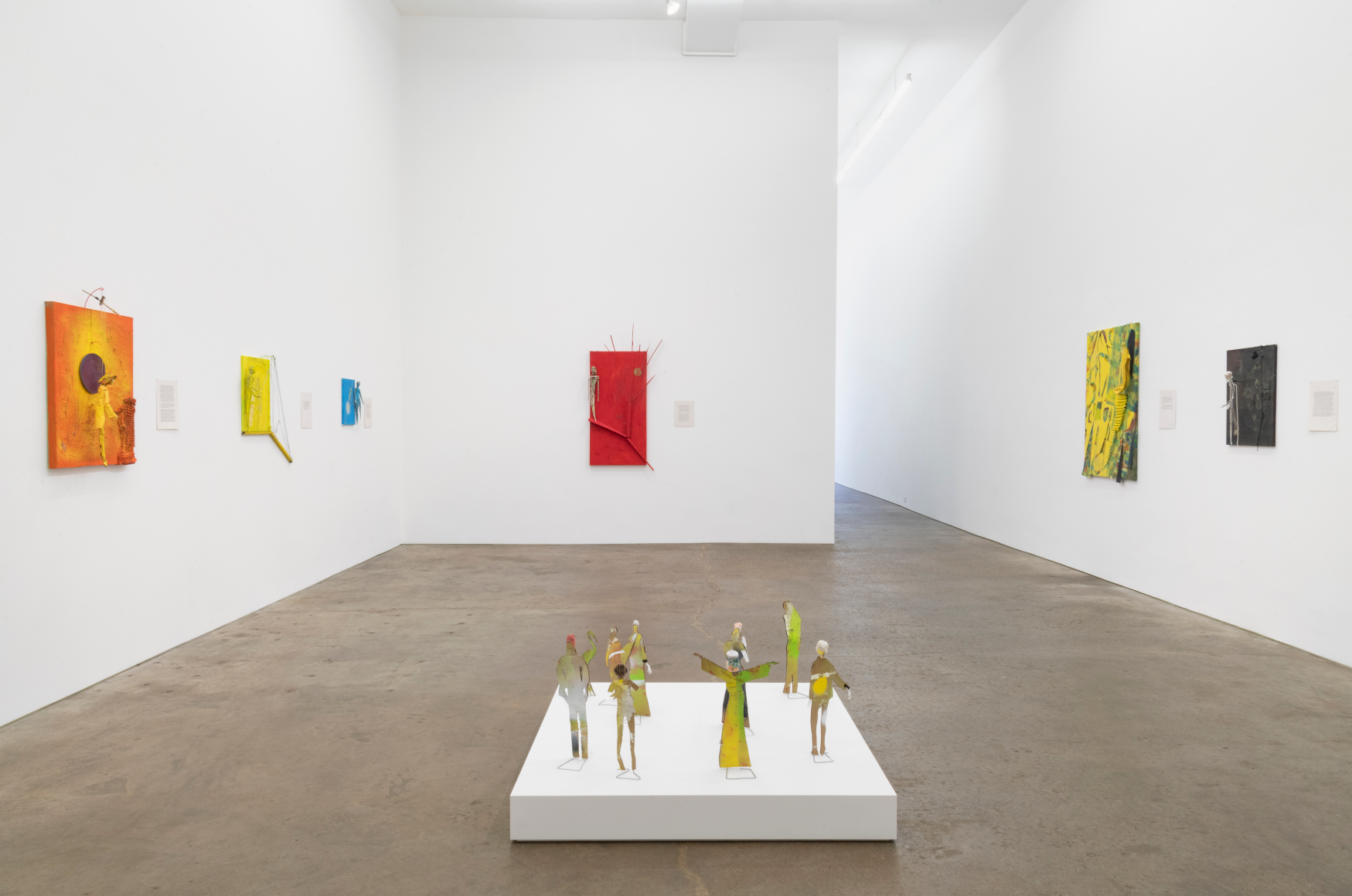 Tom Thayer, Make a Pinch Pot Out of Your Mouth, installation view at Derek Eller Gallery, New York