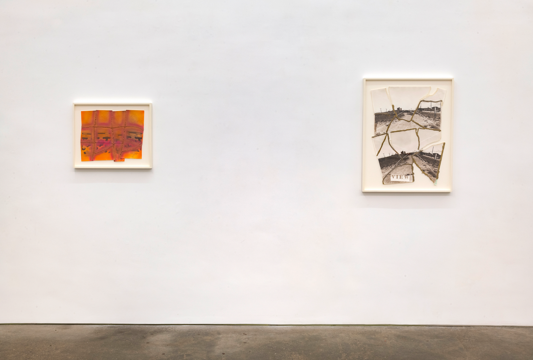 Thomas Barrow, Modest Structures: Caulked Reconstructions 1977-83, installation view at Derek Eller Gallery, New York 