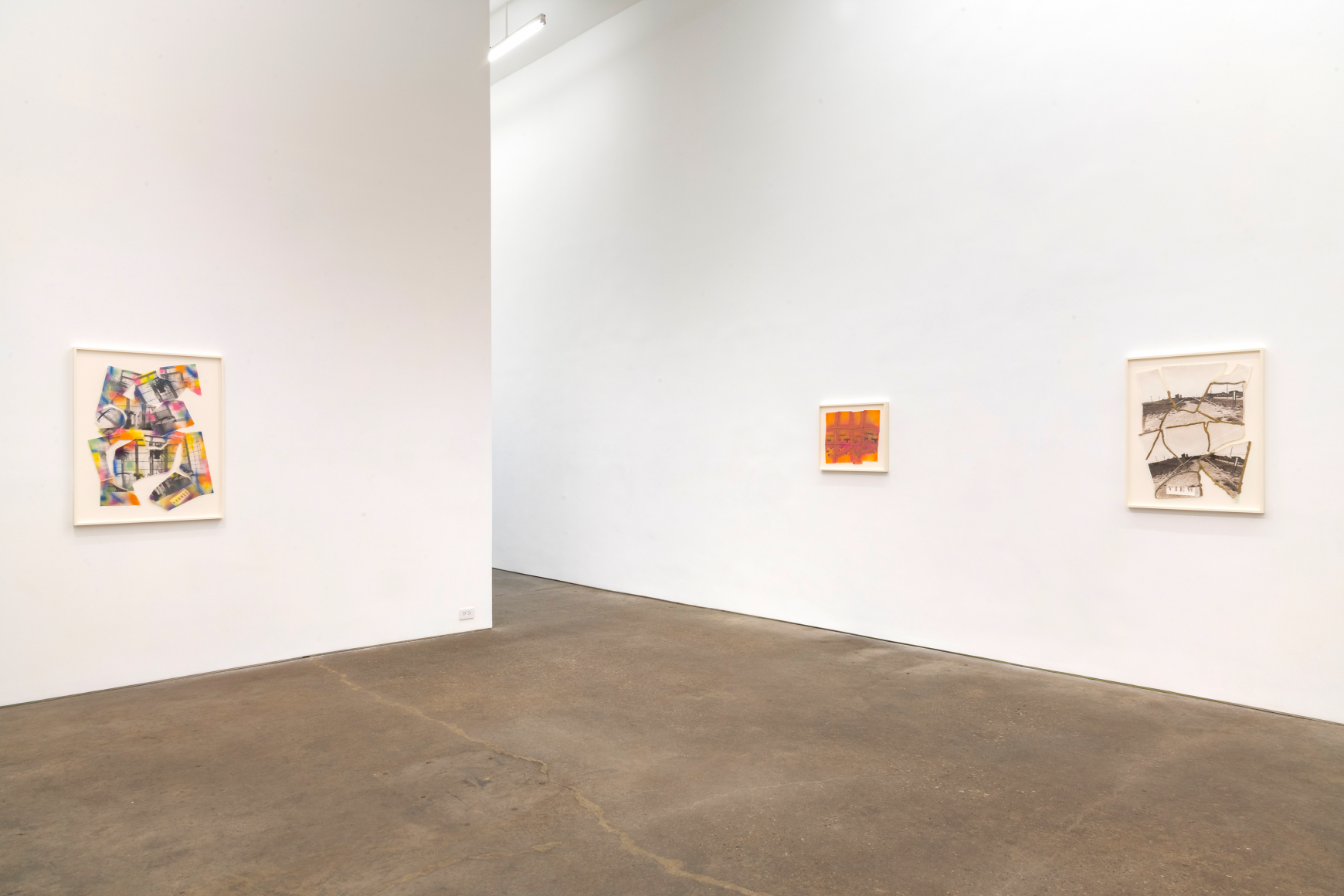 Thomas Barrow, Modest Structures: Caulked Reconstructions 1977-83, installation view at Derek Eller Gallery, New York 