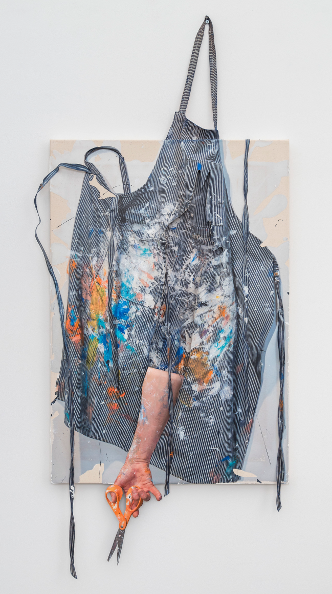 Utility Scheme, 2019, inkjet transfer and acrylic on canvas, Permalac